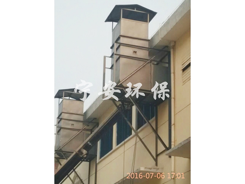 河南济源变电所风机消声器